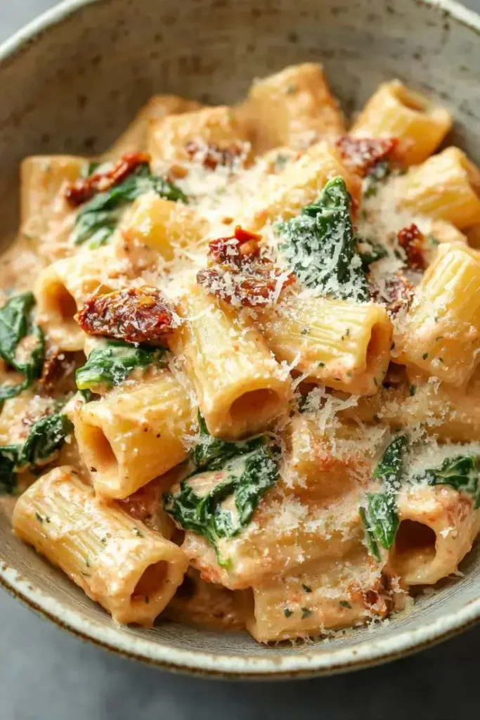 Creamy-Sun-Dried-Tomato-Spinach-Pasta-Recipe (4)