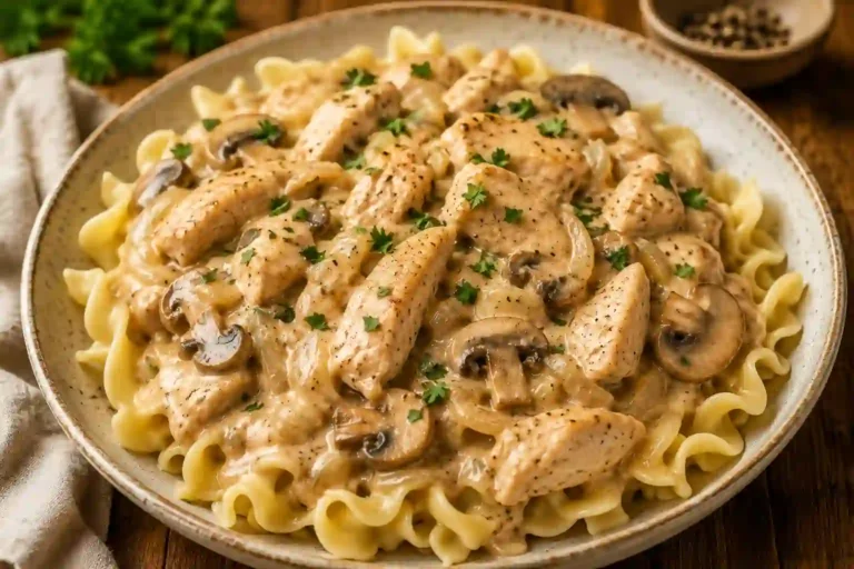 Easy Chicken Stroganoff