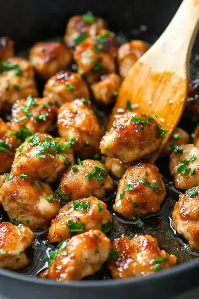 Garlic-Butter-Chicken-Bites