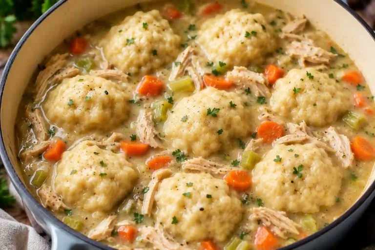 Homemade Chicken and Dumplings