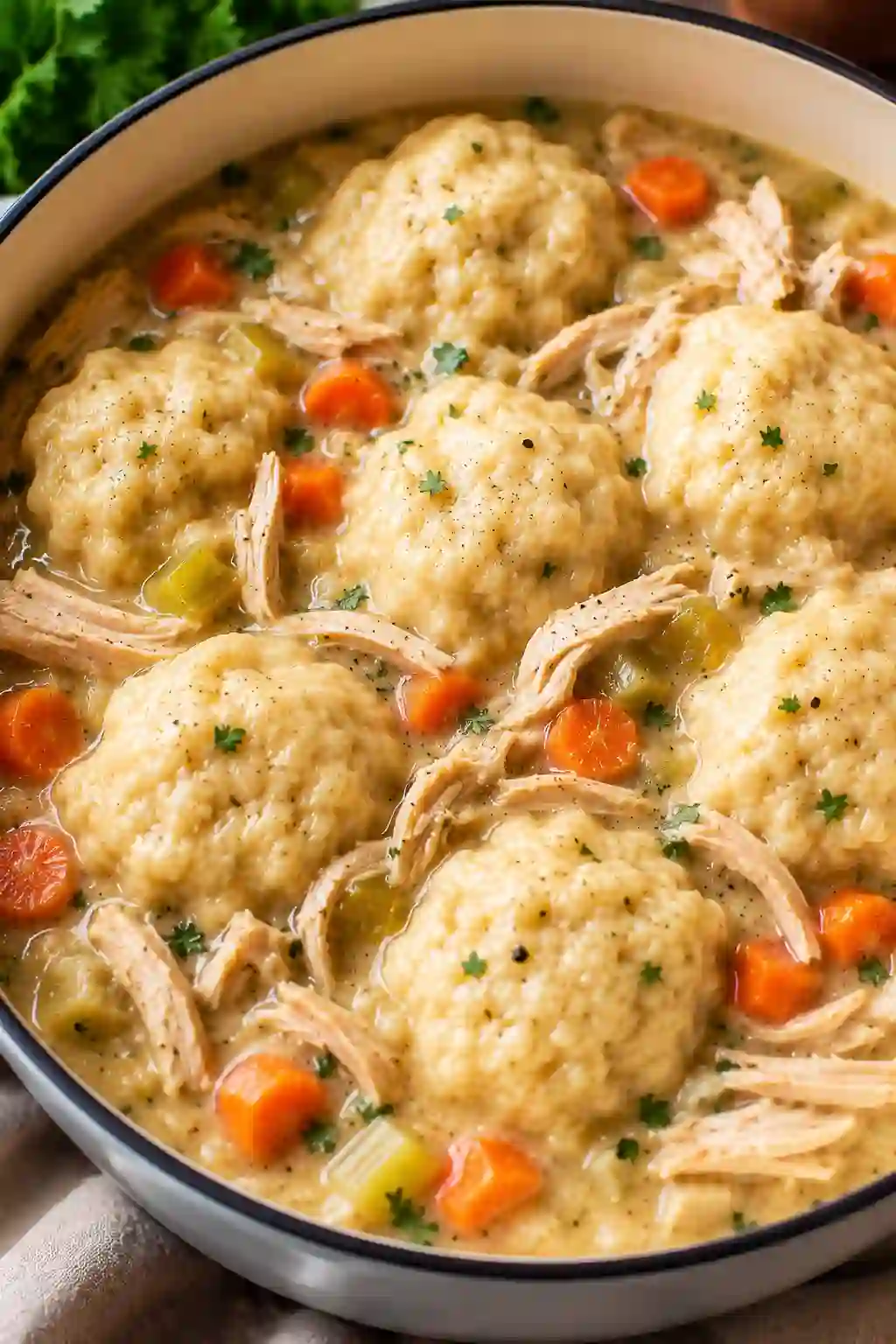 Homemade Chicken and Dumplings Recipe
