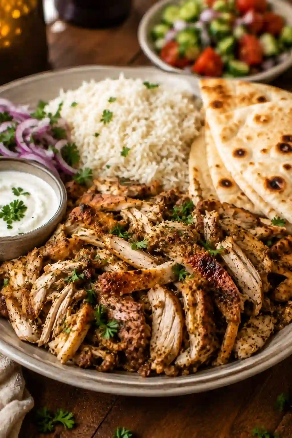 Slow Cooker Chicken Shawarma Recipe