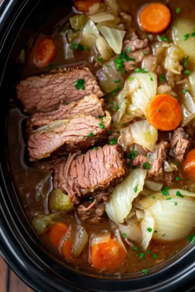 Slow-Cooker-Corned-Beef-and-Cabbage