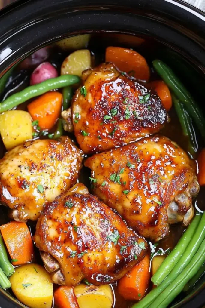 Slow-Cooker-Honey-Garlic-Chicken-with-Veggies-