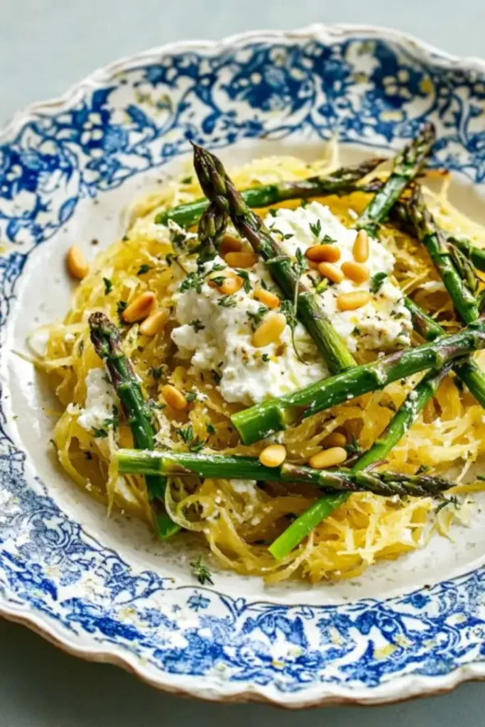 Spaghetti-Squash-with-Asparagus-Ricotta-Lemon-and-Thyme (2)