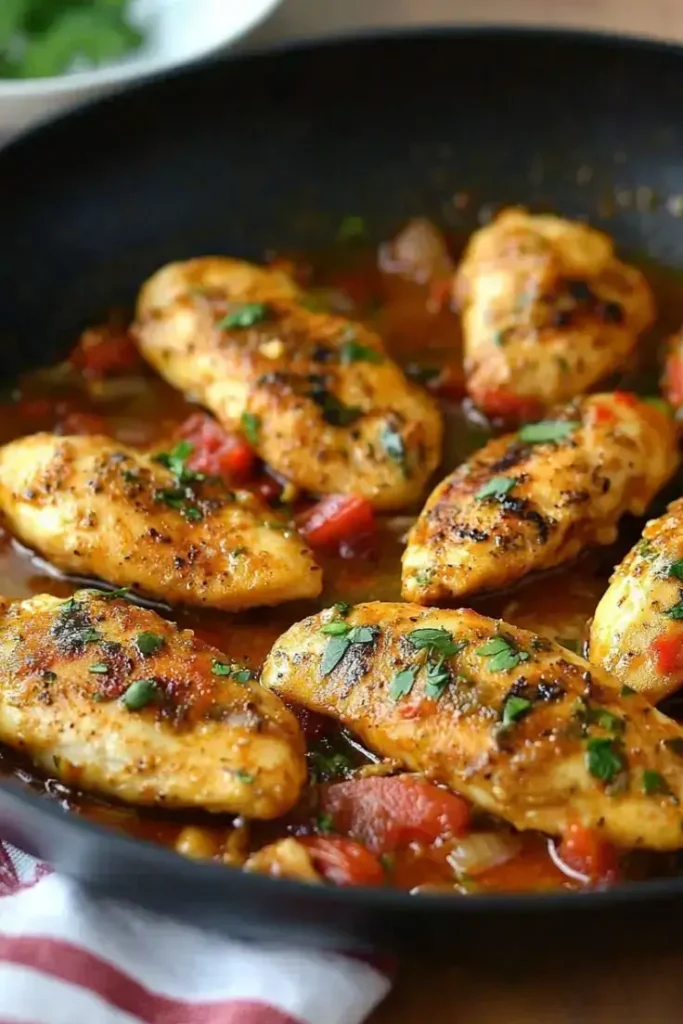 Weeknight-Skillet-Sazon-Chicken-Tenders