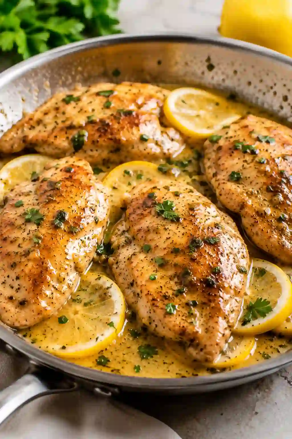 ckicken with lemon butter sauce