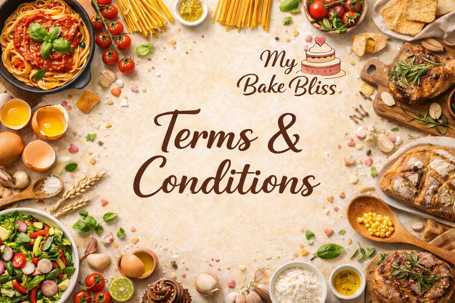 Terms and Conditions My Bake Bliss