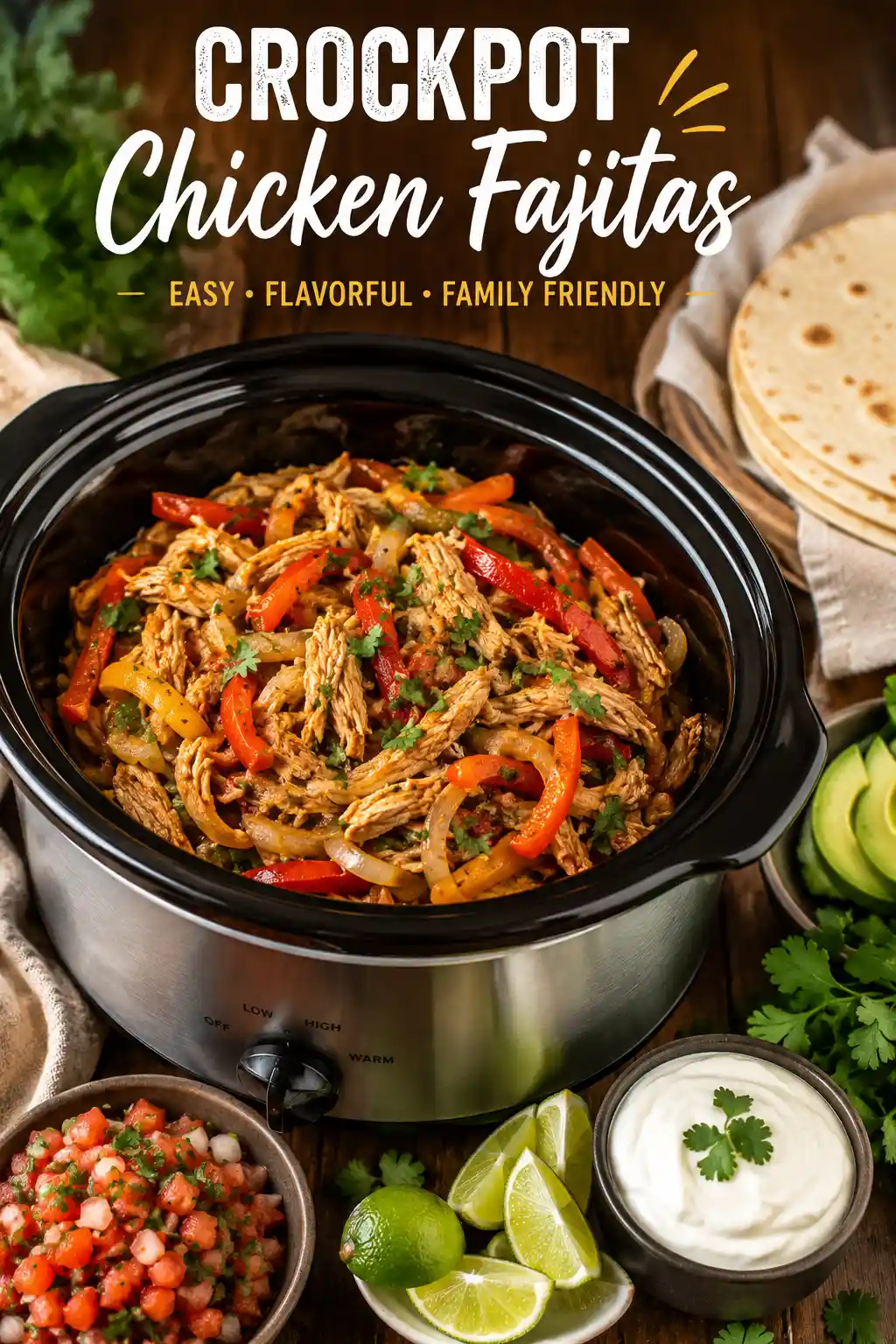 Chicken Crocpot fajita