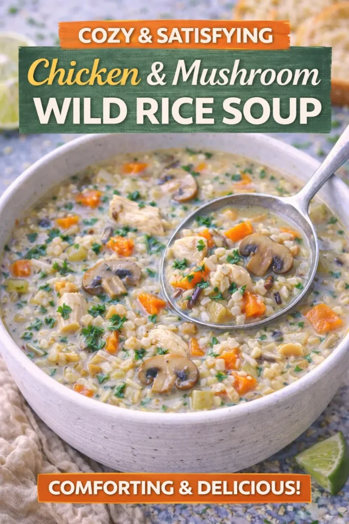 Chicken Mushroom Wild Rice Soup