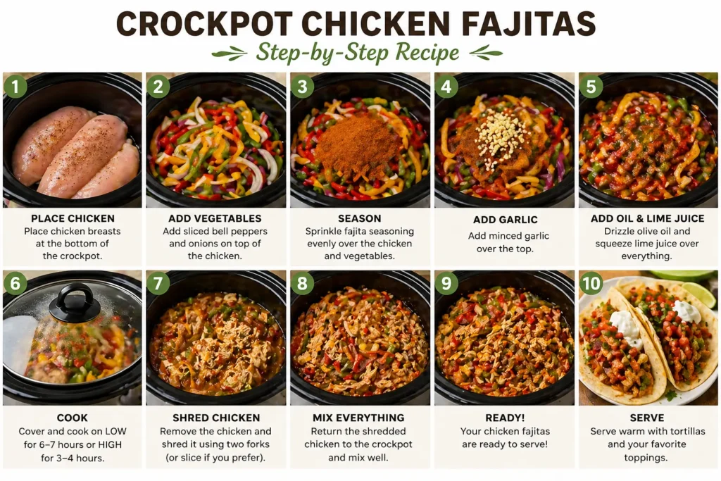 Crockpot Chicken Fajitas Full Recipes