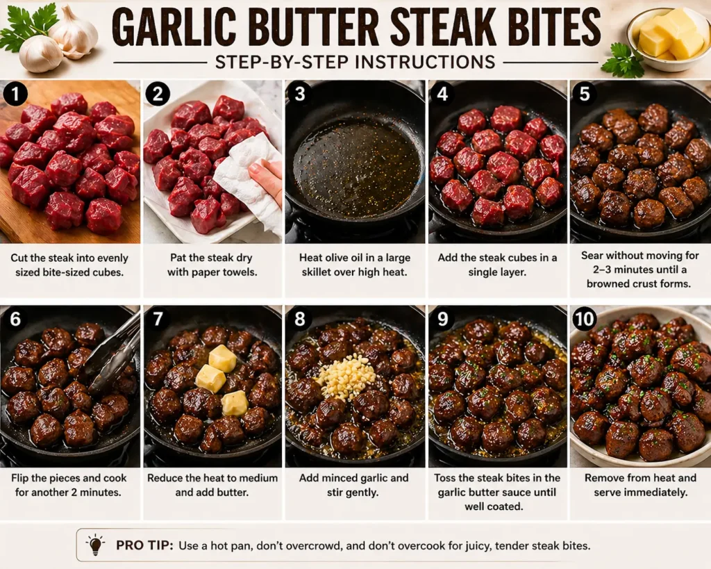 Garlic Butter Steak Bites