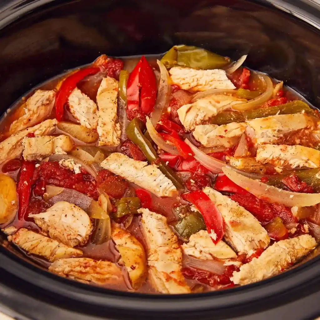 How to make crockpot chicken fajita