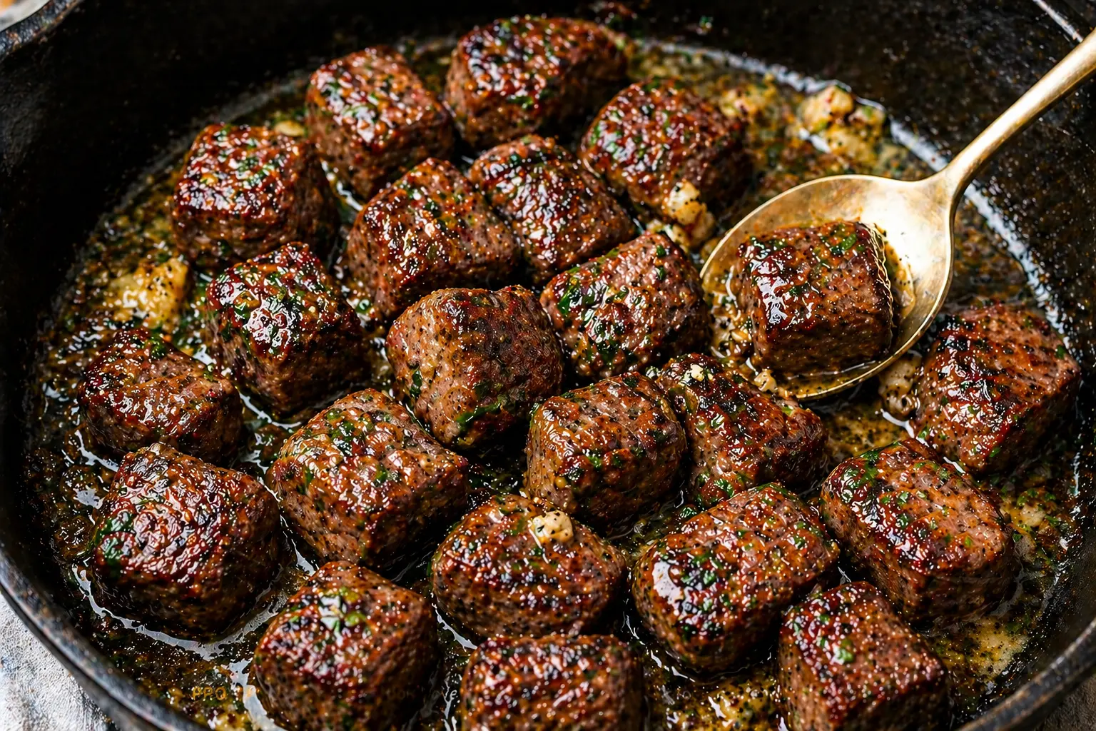Yummy Garlic Butter Steak Bites
