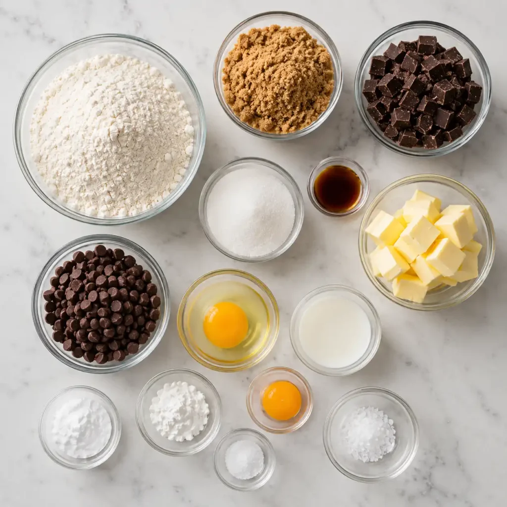 Ingredient for Chocolate cookie