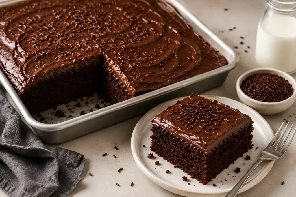 Yummy Chocolate Sheet Cake