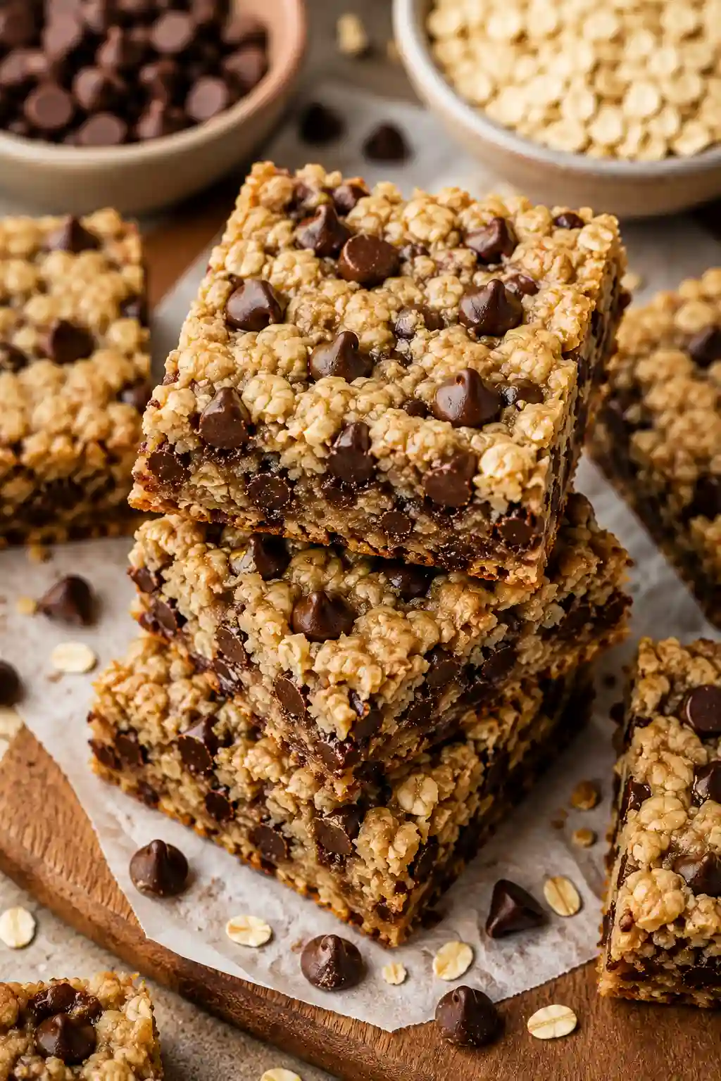 Oatmeal Chocolate Chip Cookie Bars Recipe