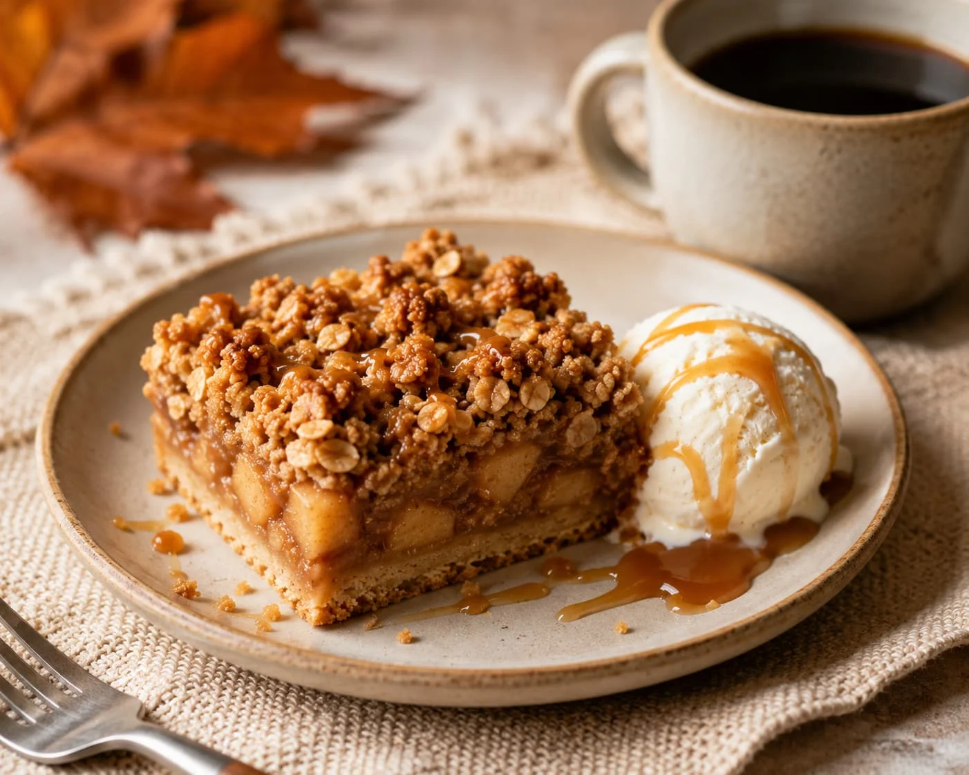 Apple Crumble Bars