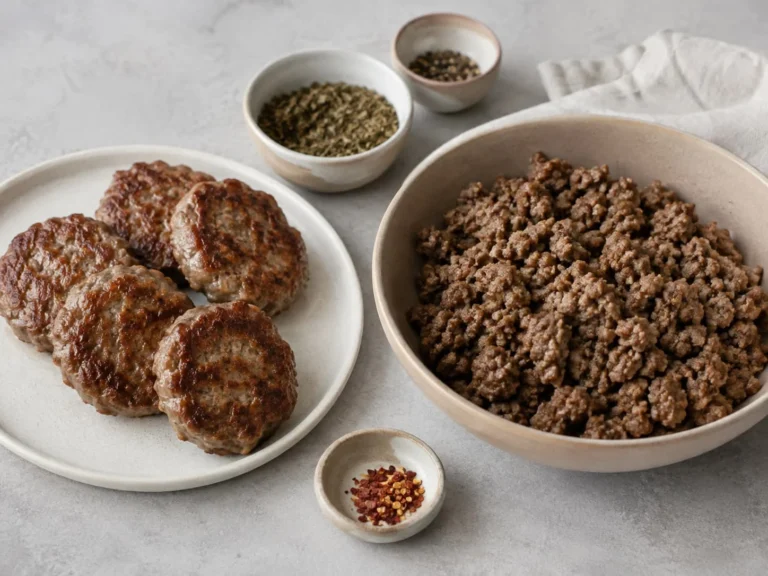 Homemade Beef Breakfast Sausage