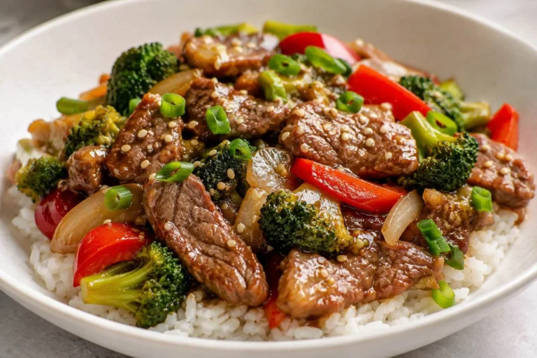 Beef with Garlic Sauce