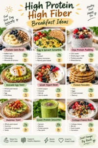 High Protein High Fiber Breakfast