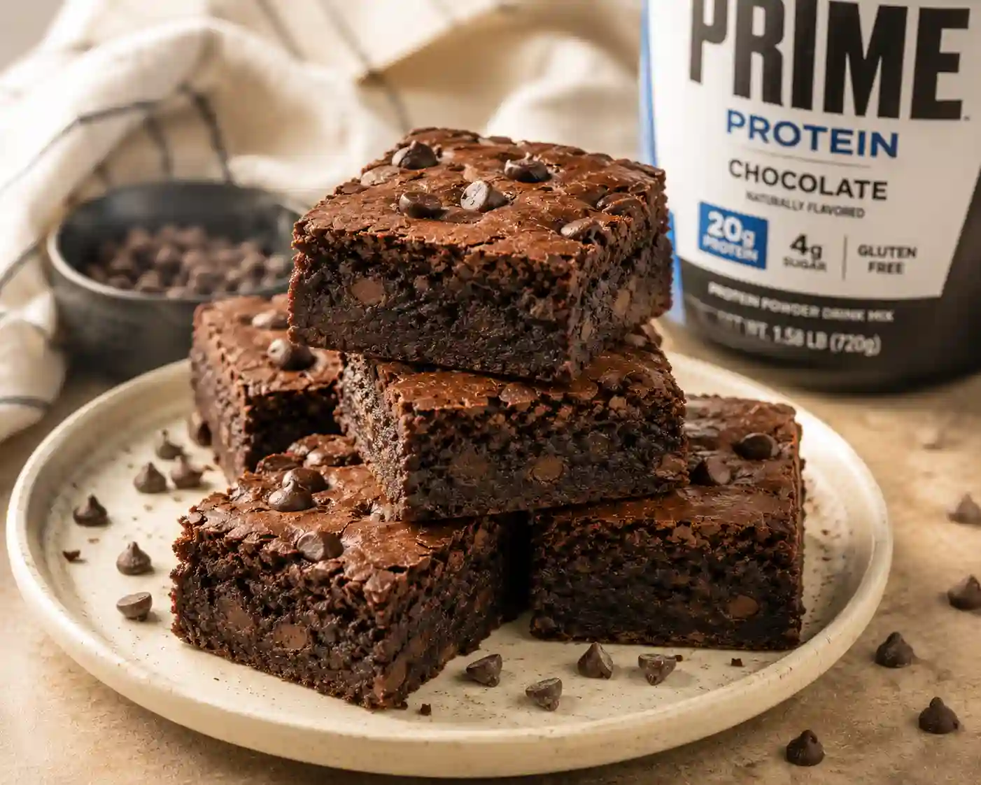 Prime Bites Protein Brownies Recipe