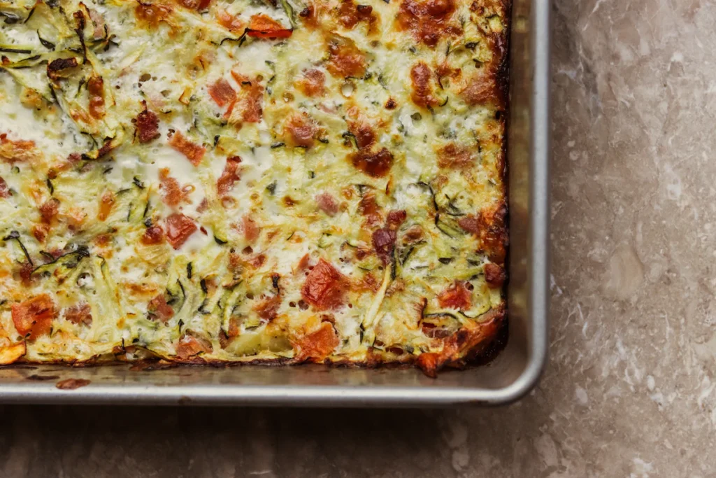 Golden baked squash casserole
