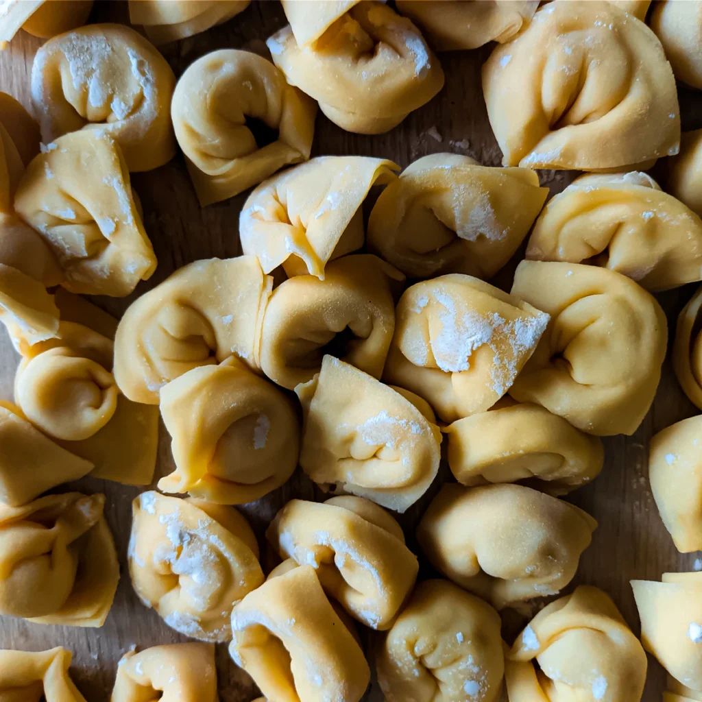 Fresh cheese tortellini