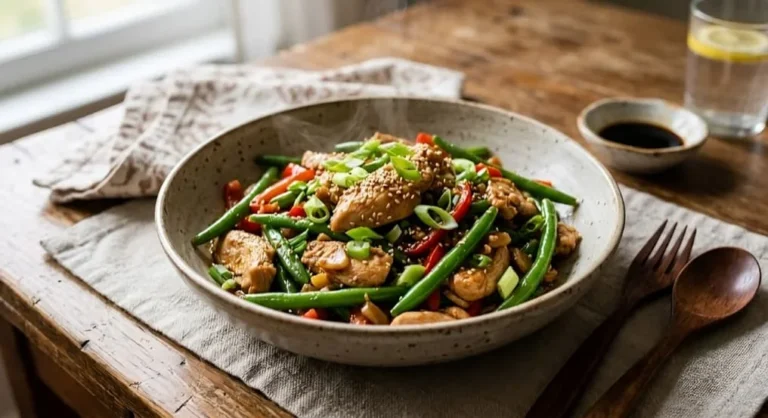 Chicken and Green Bean Stir Fry