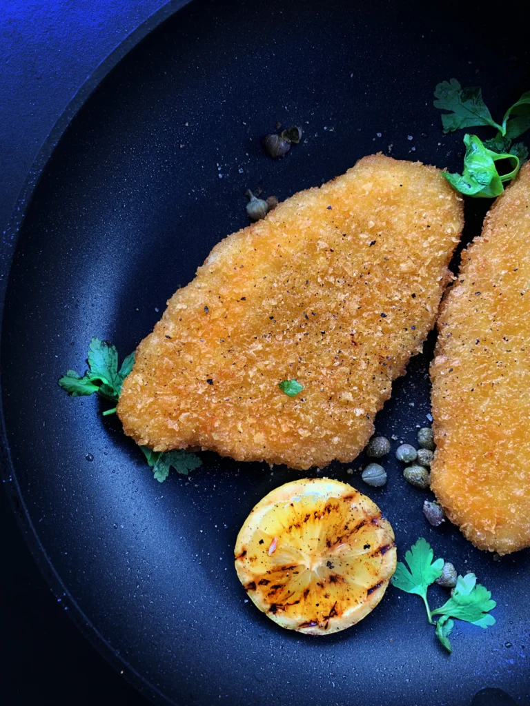 Panko breaded chicken cutlet ready to cook