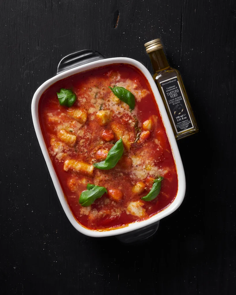 Pasta in marinara sauce