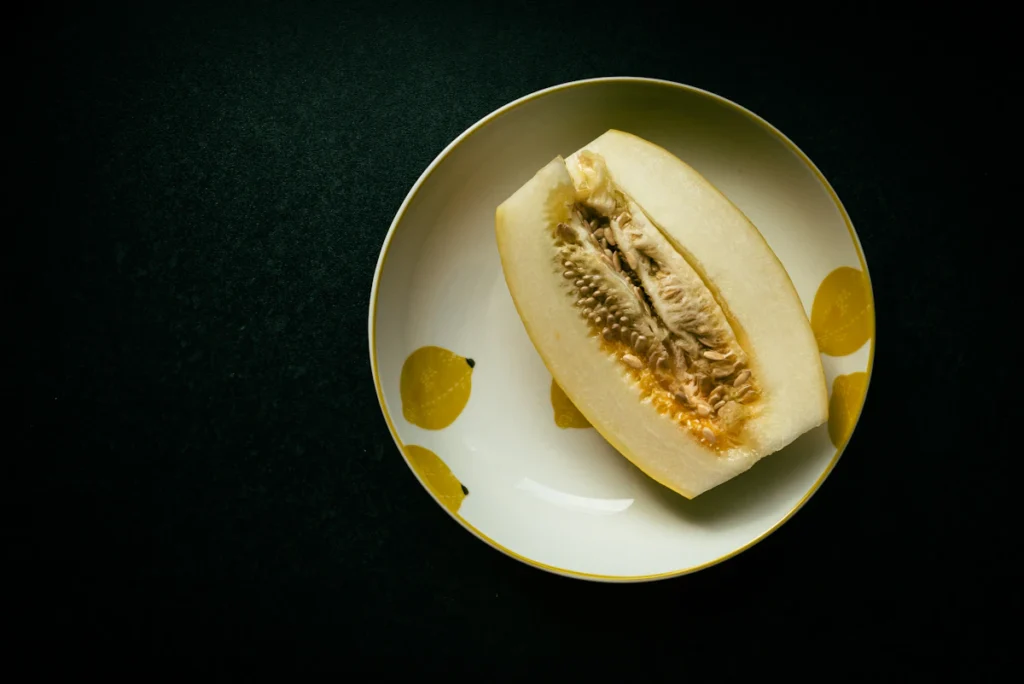 Roasted squash half ready to shred