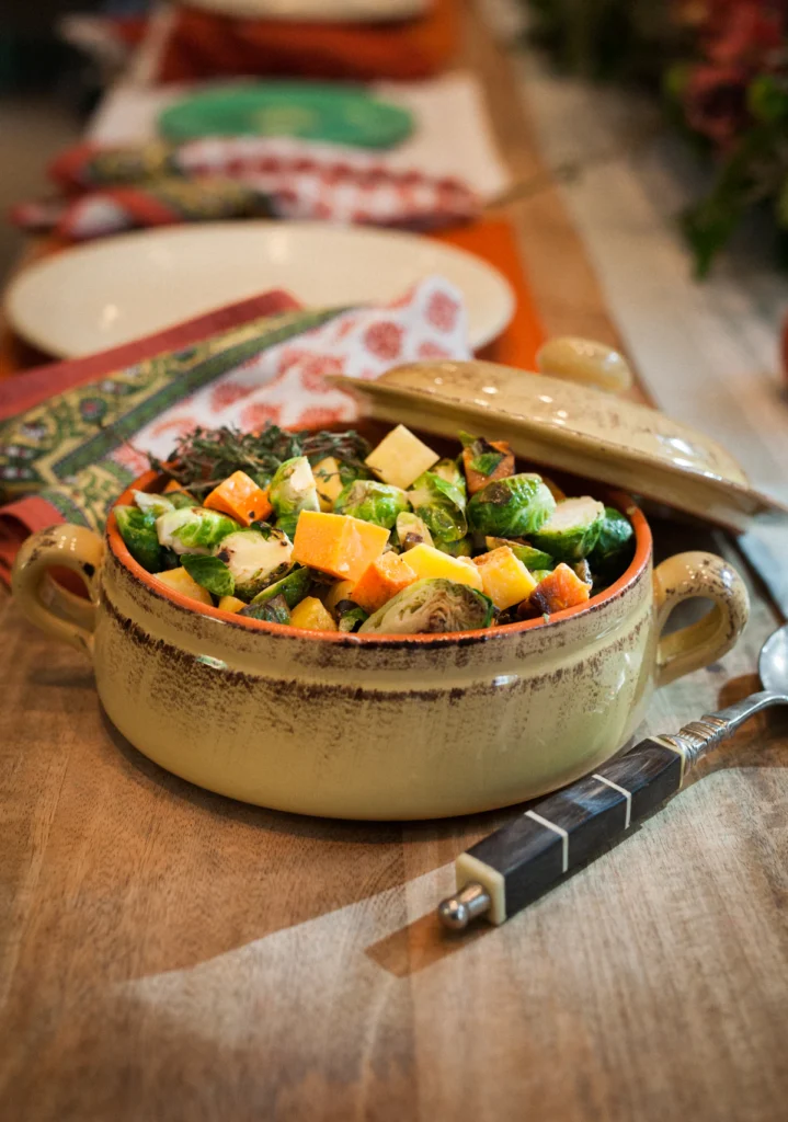 Vegetables ready for roasting
