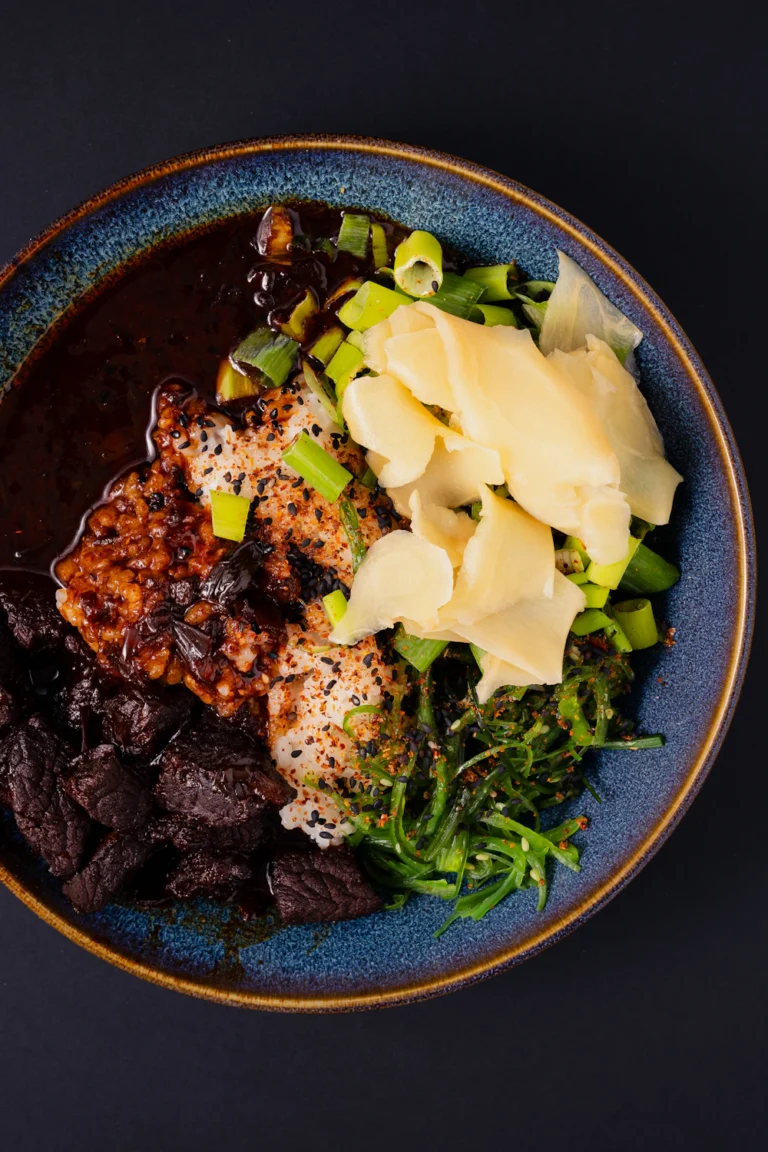 Southwest chicken salad bowl with black beans, corn and avocado