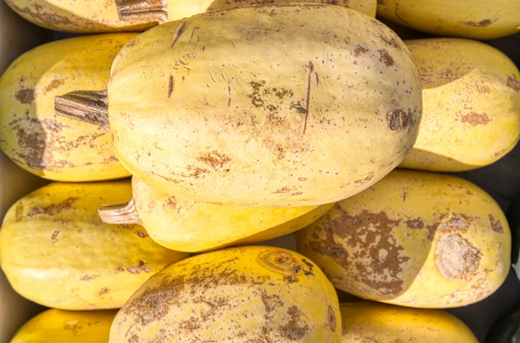 Spaghetti squash halves