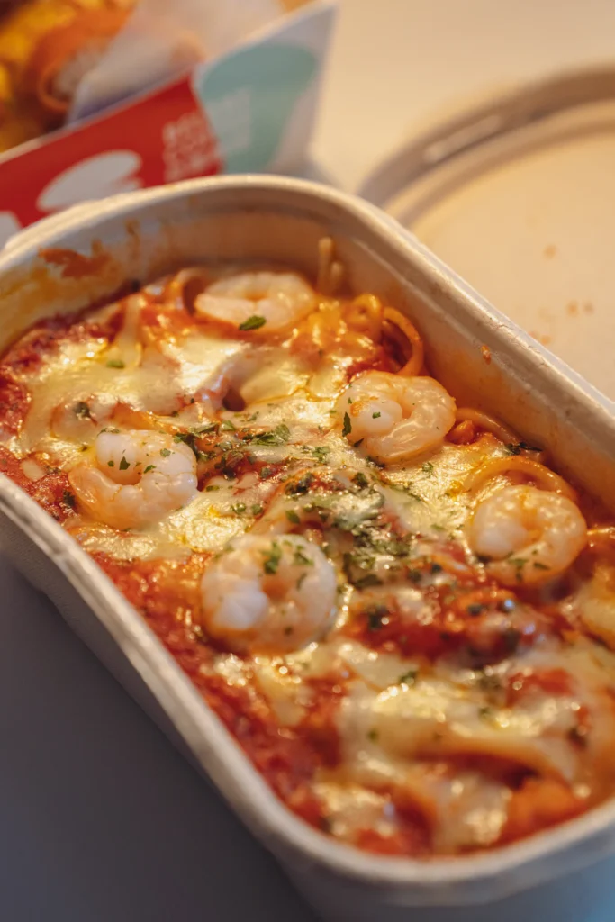Cheesy baked spinach ricotta stuffed shells