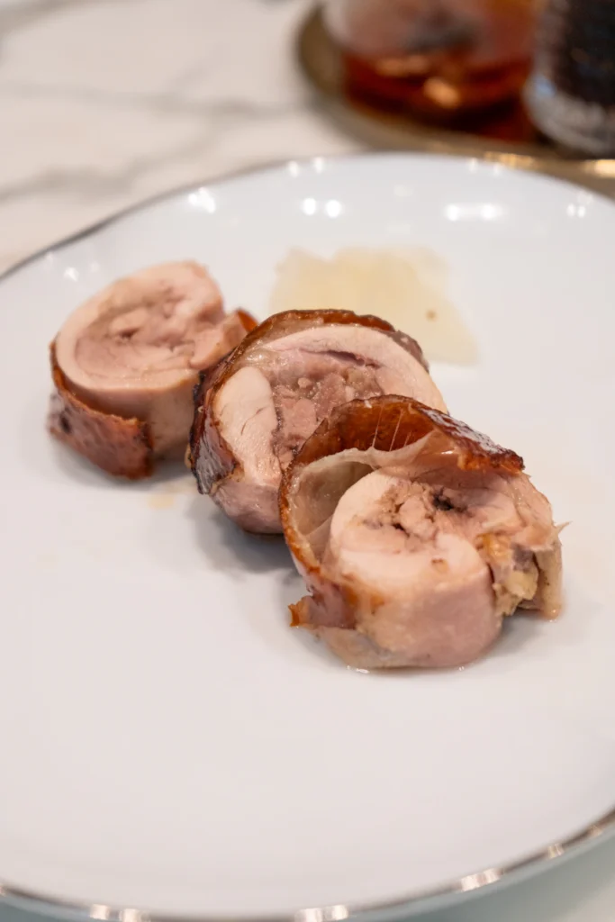 Stuffed chicken rolls