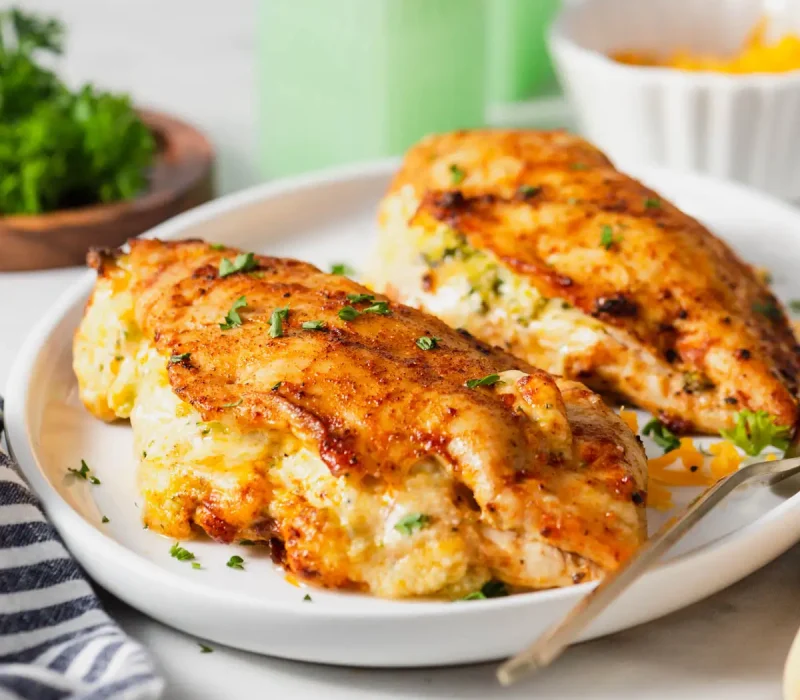Air Fryer Stuffed Chicken Breasts