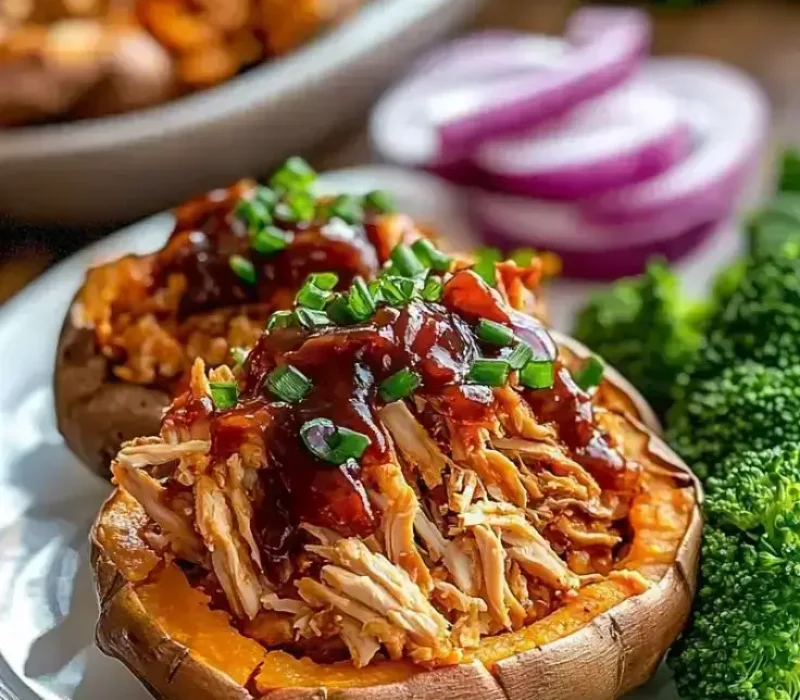 BBQ-Chicken-Stuffed-Sweet-Potatoes