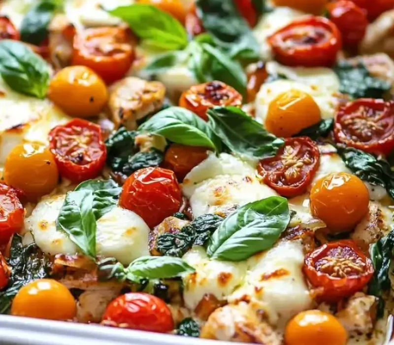 Caprese-Chicken-Casserole