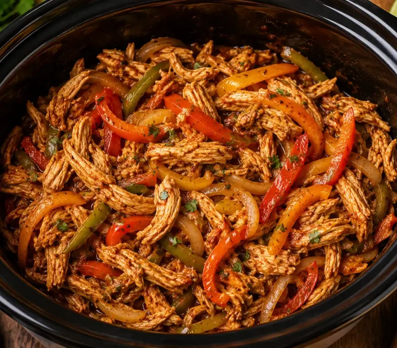 Crockpot Chicken Fajitas