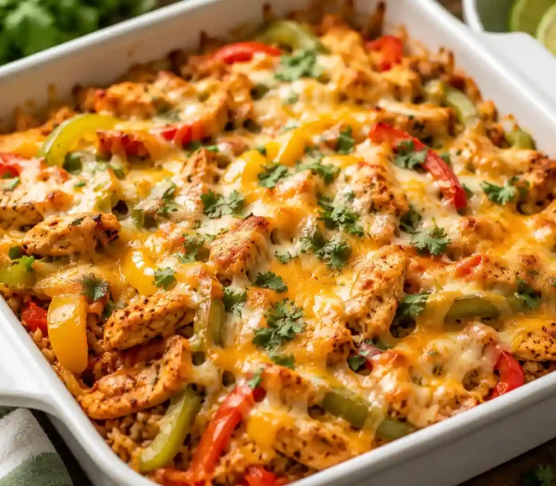 Chicken Fajita Casserole recipe