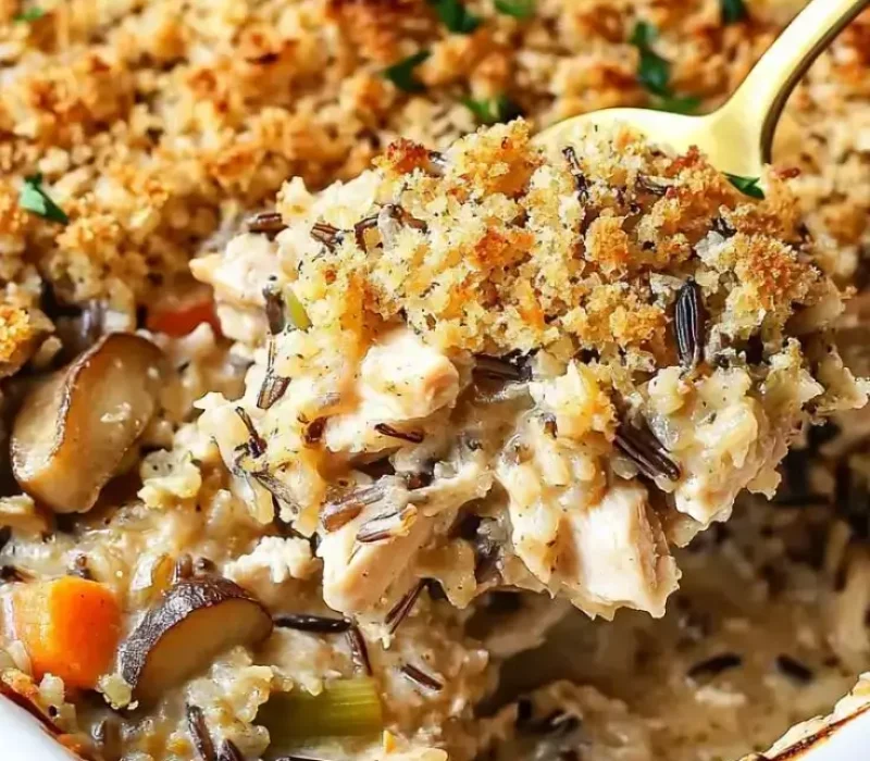 Chicken-Wild-Rice-Casserole-Recipe (4)