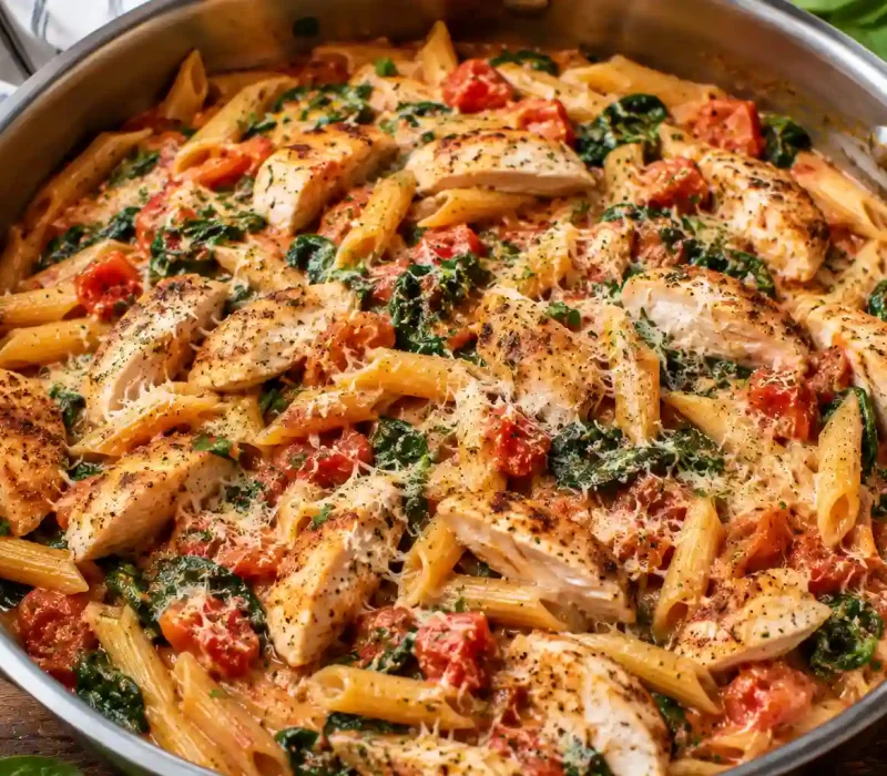 Chicken and Spinach Pasta