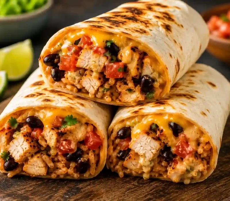 Chipotle Ranch Grilled Chicken Burrito