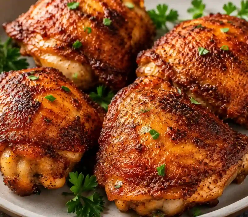 Crispy Air Fryer Chicken Thighs