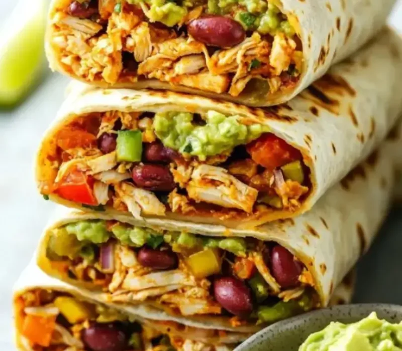 Easy Chicken Burritos
