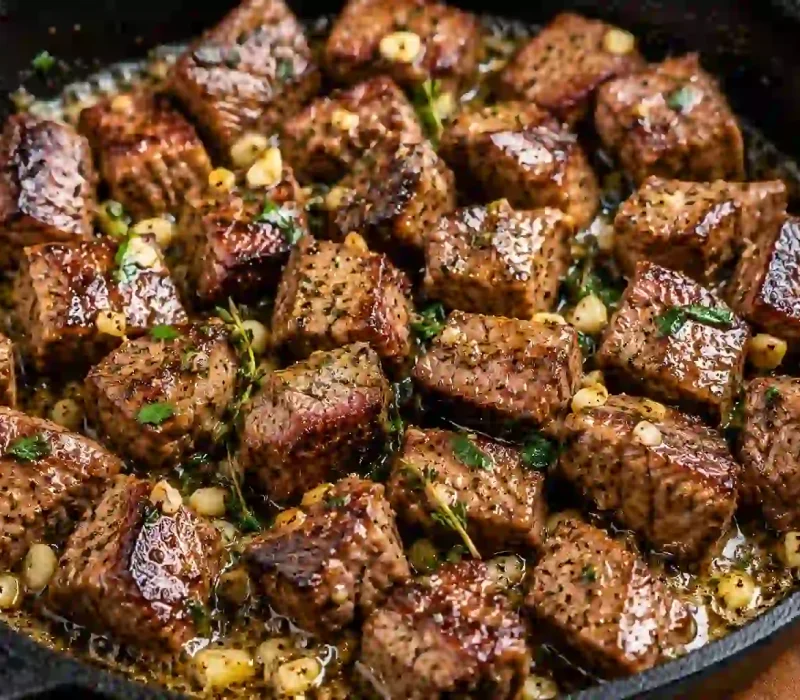 Garlic Butter Steak Bites Recipe