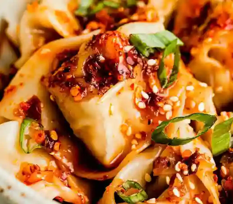 Homemade Chicken Wontons