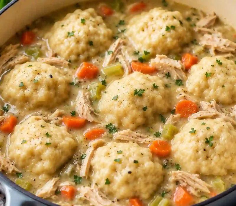 Homemade Chicken and Dumplings